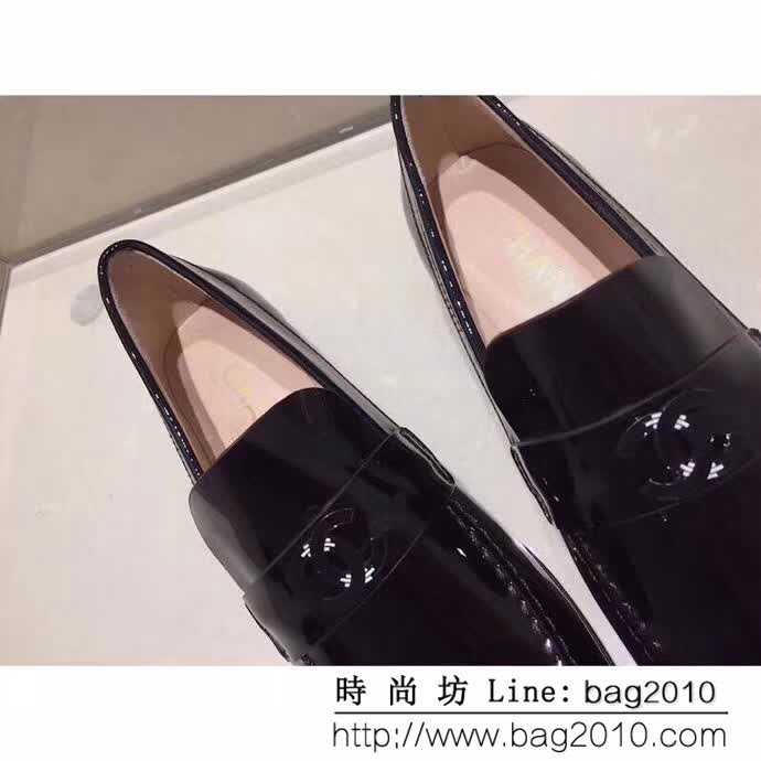 CHANEL香奈兒 897 法國專櫃 經典漆皮 時尚舒適 女單鞋 QZS1443